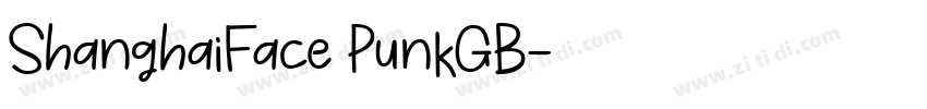 ShanghaiFace PunkGB字体转换